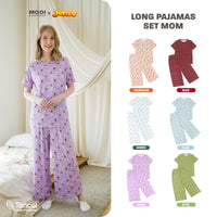 Mooi x Jumbo Piyama Dewasa Setelan Tencel Long Pajamas Adult