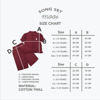 Mooi Setelan Anak Perempuan Song Set