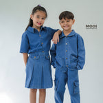 Mooi Jaket Jeans Anak Naka Denim Jacket