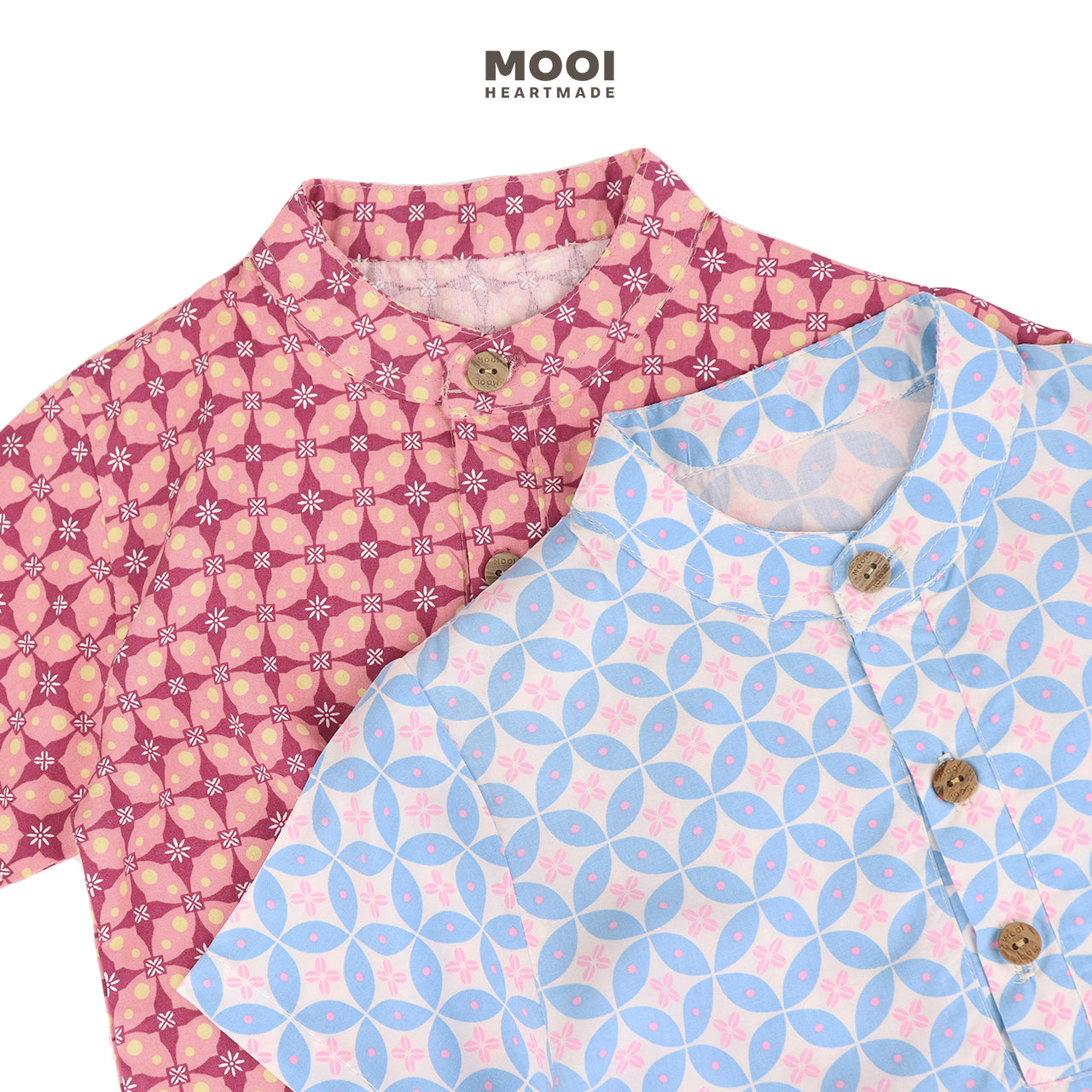 Mooi Atasan Batik Kemeja Anak Laki-Laki Kanaka Batik Shirt
