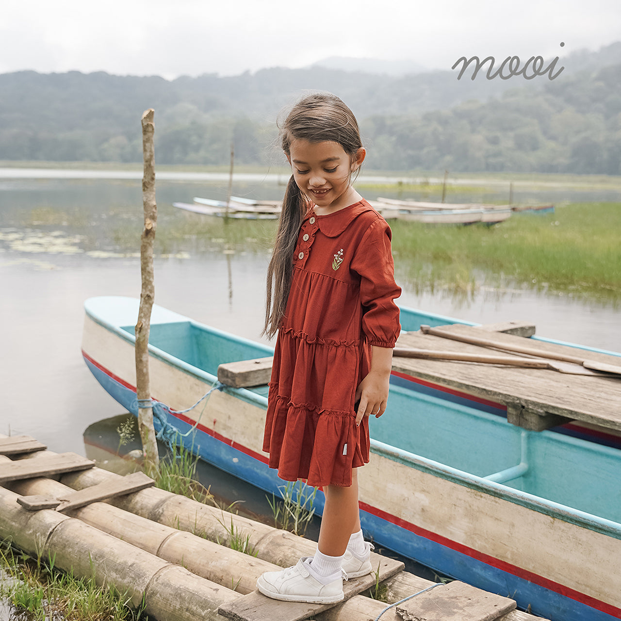 Mooi Dress Anak Gamis Anak Perempuan Raya Collection Havva Dress