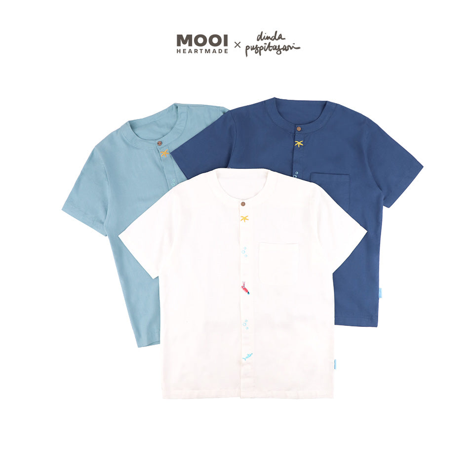 Mooi X Dinda Puspitasari Kemeja Dewasa Glen Pocket Shirt Adult