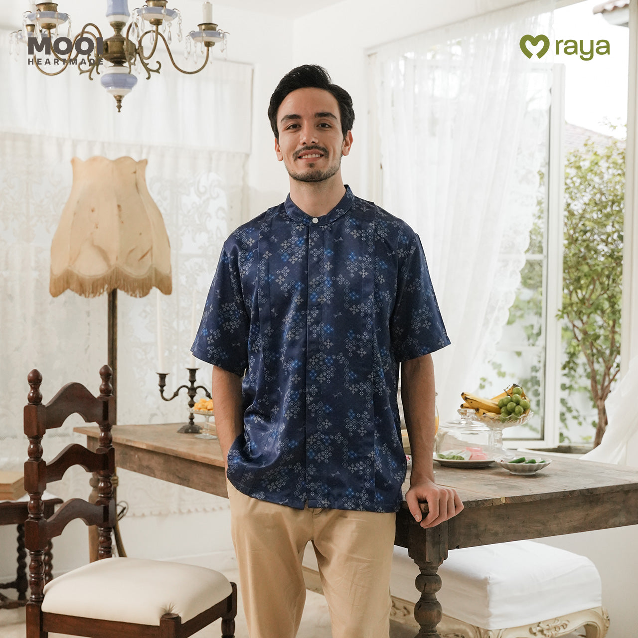 Mooi Atasan Pria Kemeja Pria Raya Collection Nuhad Koko Adult Nawasena Series