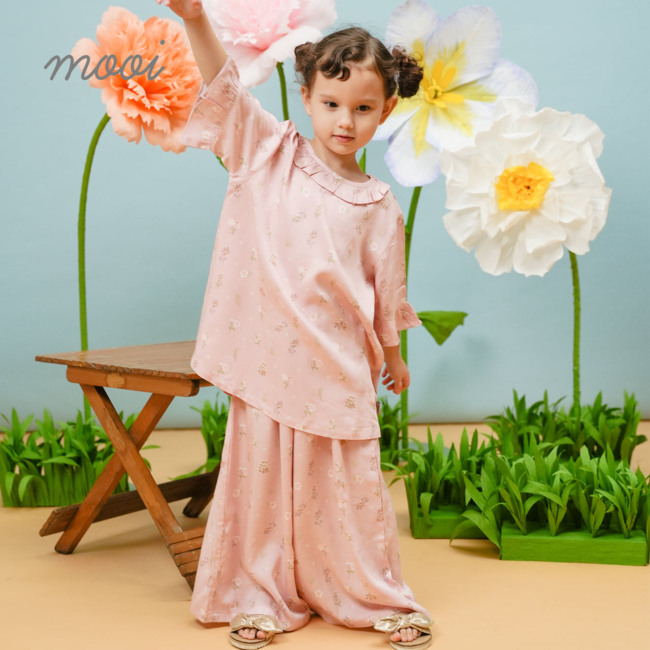 Mooi Setelan Anak Perempuan Mazna Tunik Set