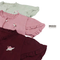 Mooi Setelan Anak Perempuan Fei Ruffle Set