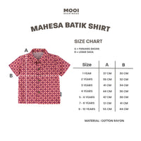 Mooi Atasan Batik Kemeja Anak Laki-Laki Mahesa Batik Shirt