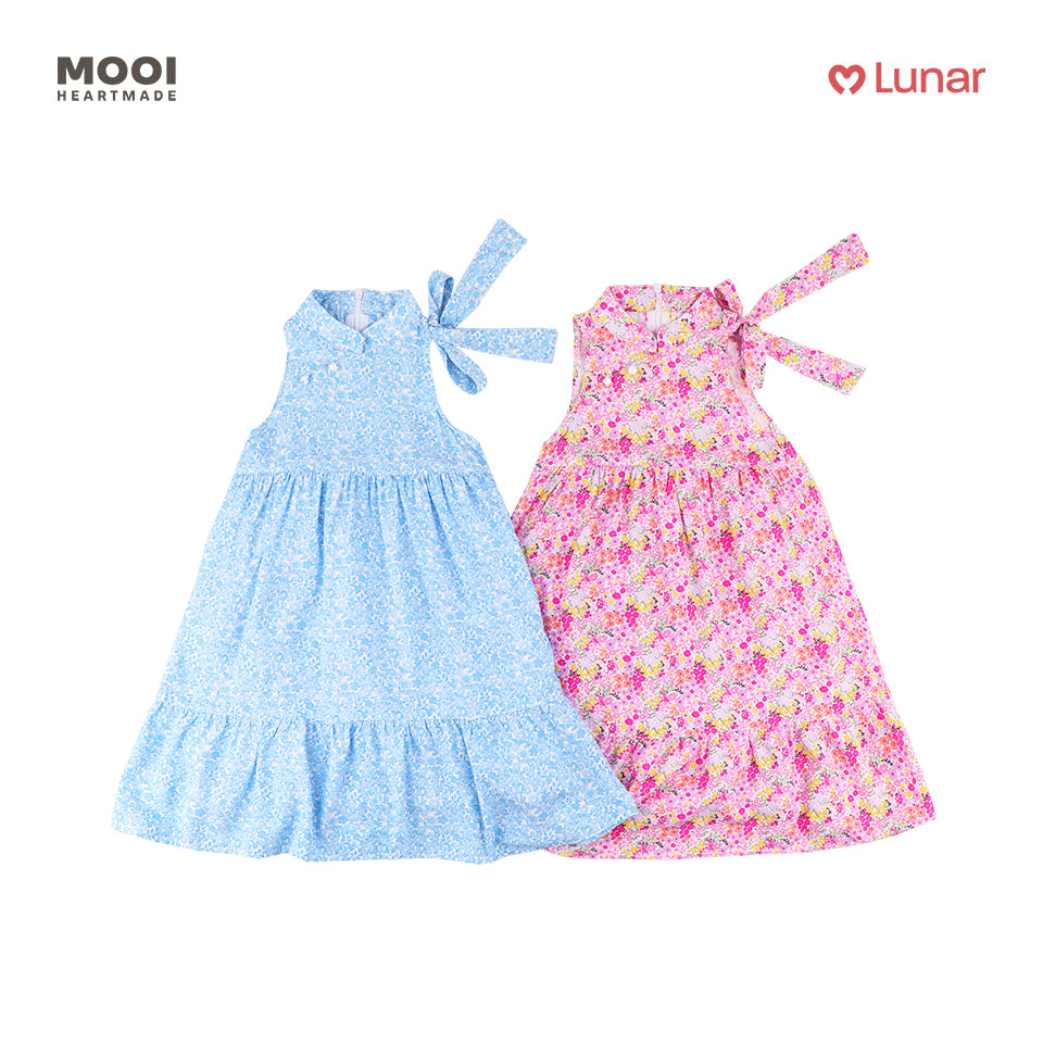 Mooi Dress Anak Perempuan Lunar Collection Peony Cheongsam Dress