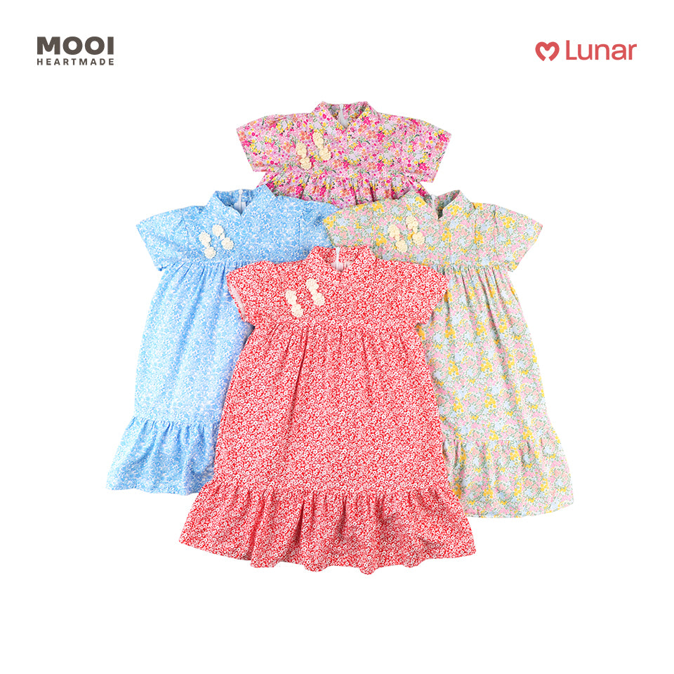 Mooi Dress Anak Perempuan Lunar Collection Rosie Cheongsam Dress