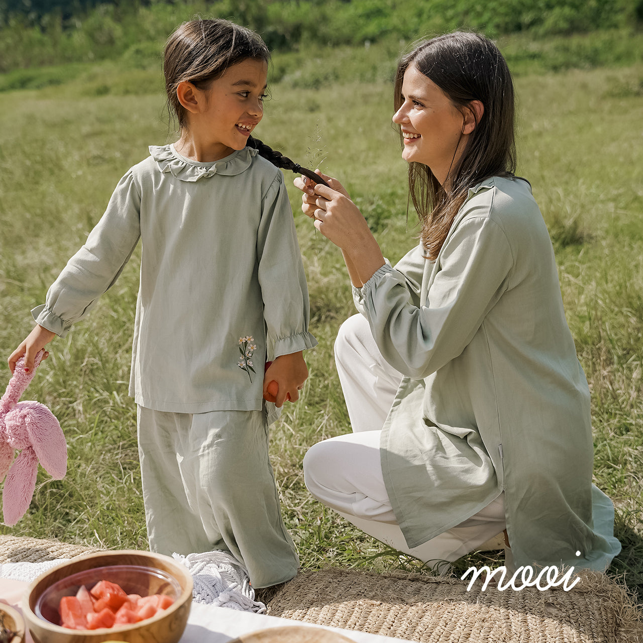Mooi Setelan Anak Perempuan Raya Collection Rayya Tunik Set