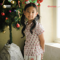 Mooi Atasan Anak Perempuan Christmas Collection Lizzy Top