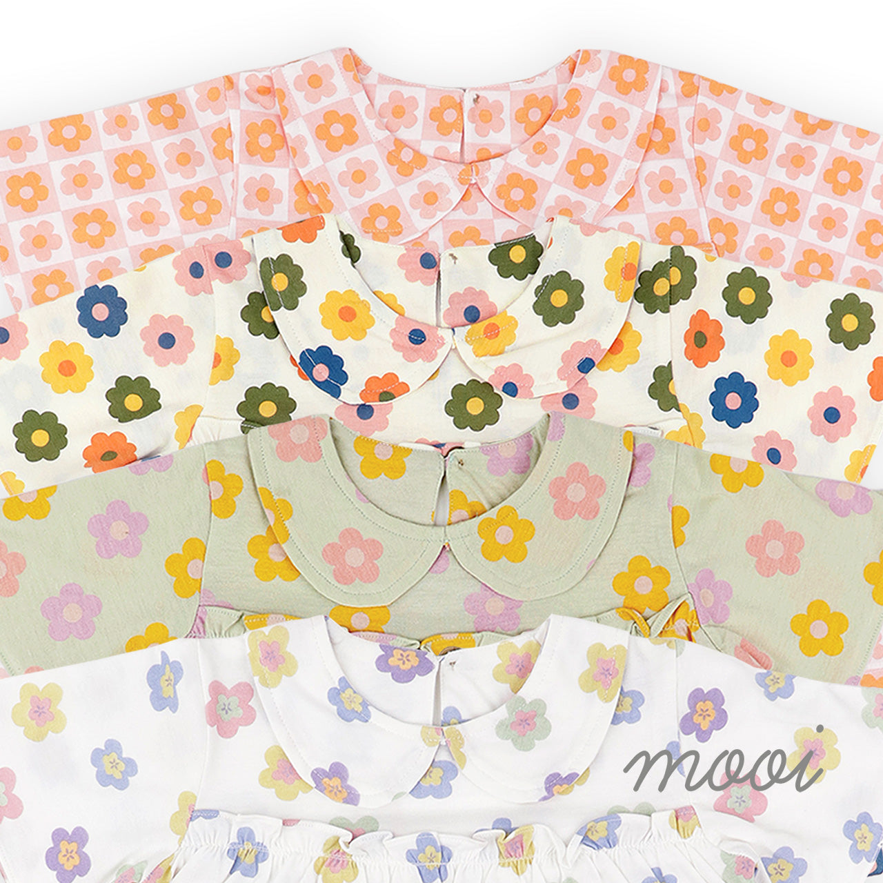 Mooi Atasan Anak Perempuan Rora Ruffle Top