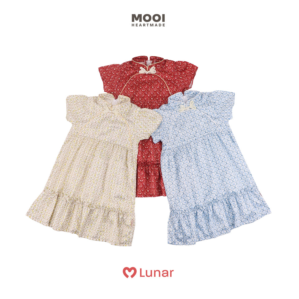 Mooi Dress Anak Perempuan Lunar Collection Huan Cheongsam Dress