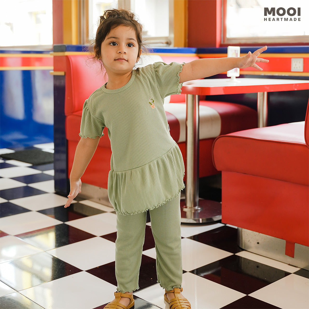 Mooi Setelan Anak Kalia Rib Set
