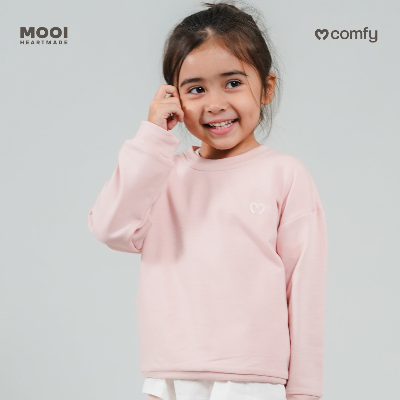 Mooi Sweater Anak Unisex Comfy Sweater Basic Kids