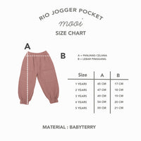 Mooi Celana Jogger Anak Rio Jogger Pocket Pants
