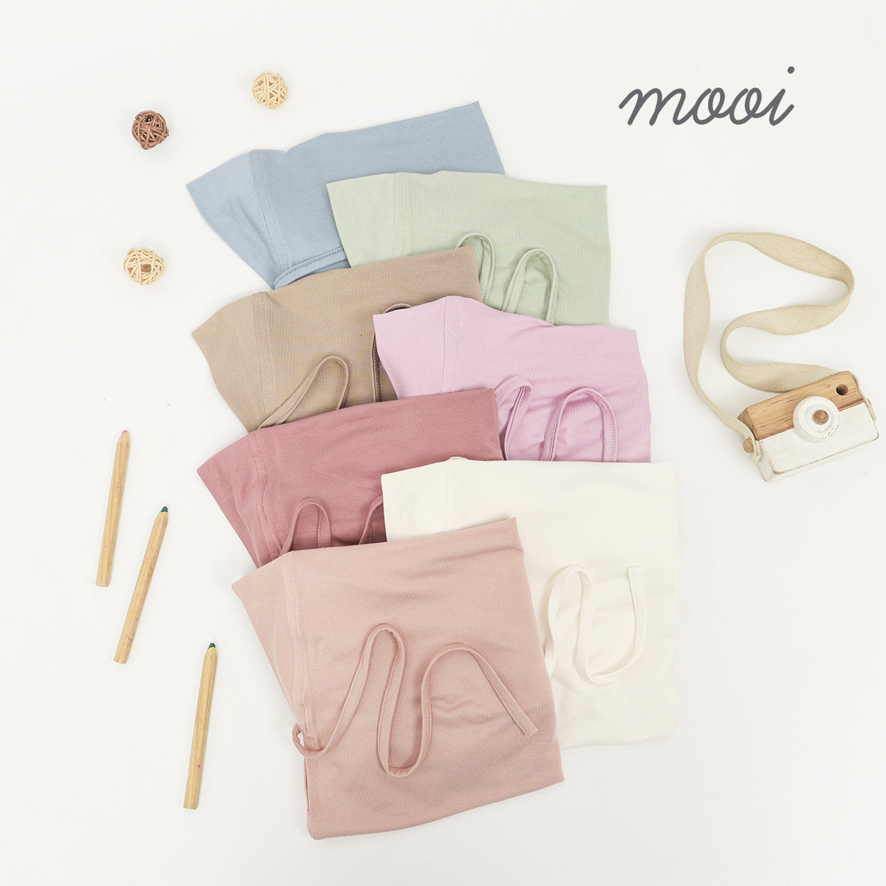 Mooi Hijab Ruffle Anak Jilbab Anak Perempuan