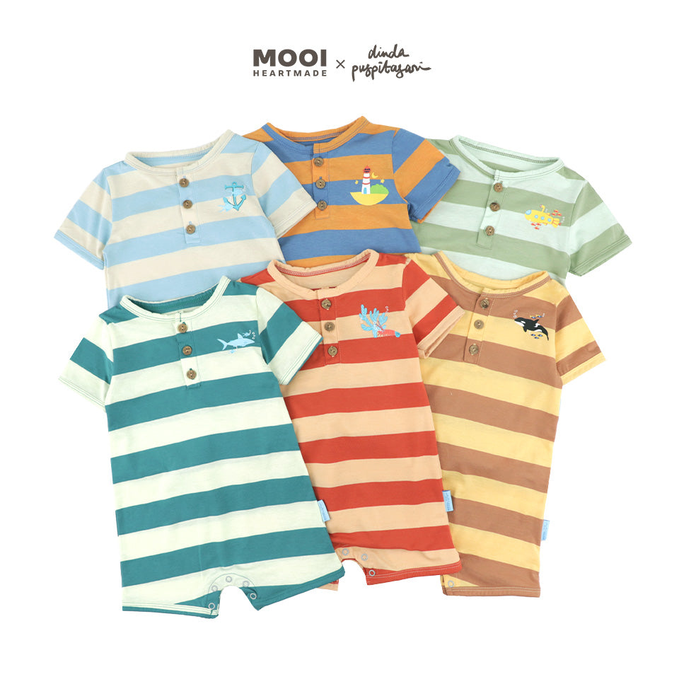 Mooi X Dinda Puspitasari Jumper Bayi Noel Striped Jumper