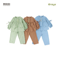Mooi Setelan Anak Perempuan Raya Collection Mariyah Tunic Set