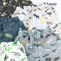 Mooi Setelan Anak Kaos Anak Tshirt Street Graffiti Set