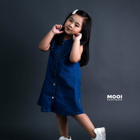 Mooi Dress Jeans Anak Emiko Denim Dress