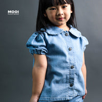 Mooi Kemeja Jeans Anak Yuki Denim Top