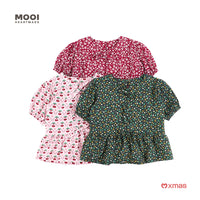 Mooi Atasan Anak Perempuan Christmas Collection Claire Top