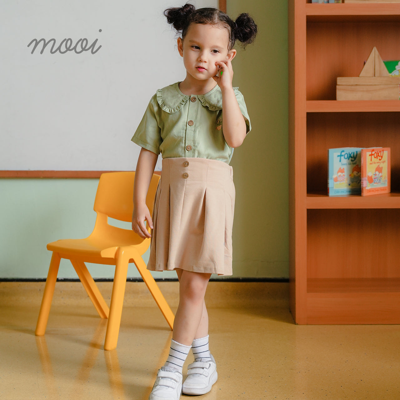 Mooi Atasan Anak Perempuan Melody Shirt