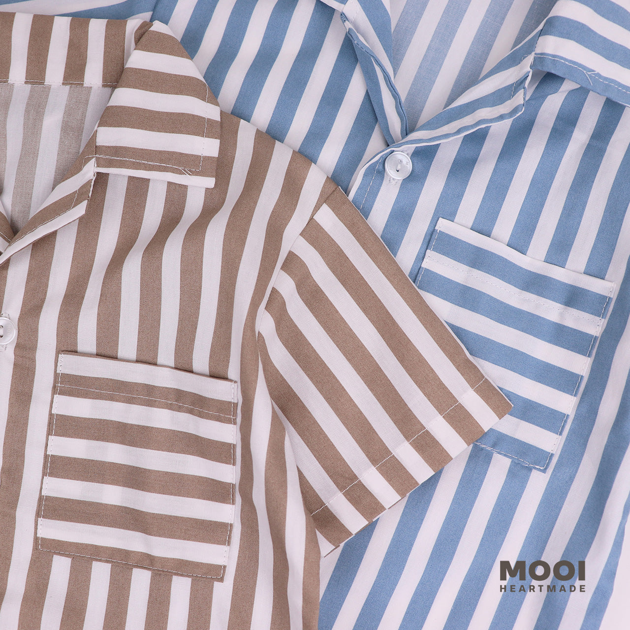 Mooi Kemeja Anak Laki-laki Arka Striped Shirt