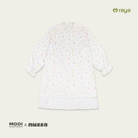 Mooi x Nussa Rarra Tunic Print Adult Tunik Wanita Atasan Wanita Raya Collection
