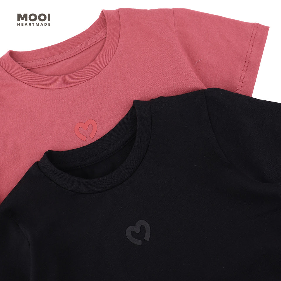 Mooi Kaos Anak Perempuan Comfy Girls Crop T-shirt