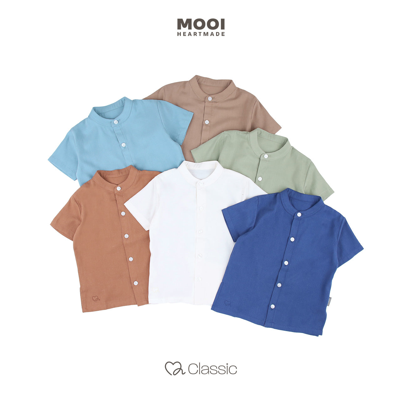 Mooi Kemeja Anak Laki-laki Henry Shirt