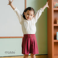 Mooi Rok Celana Anak Perempuan Ayako Skort Pleat Pants