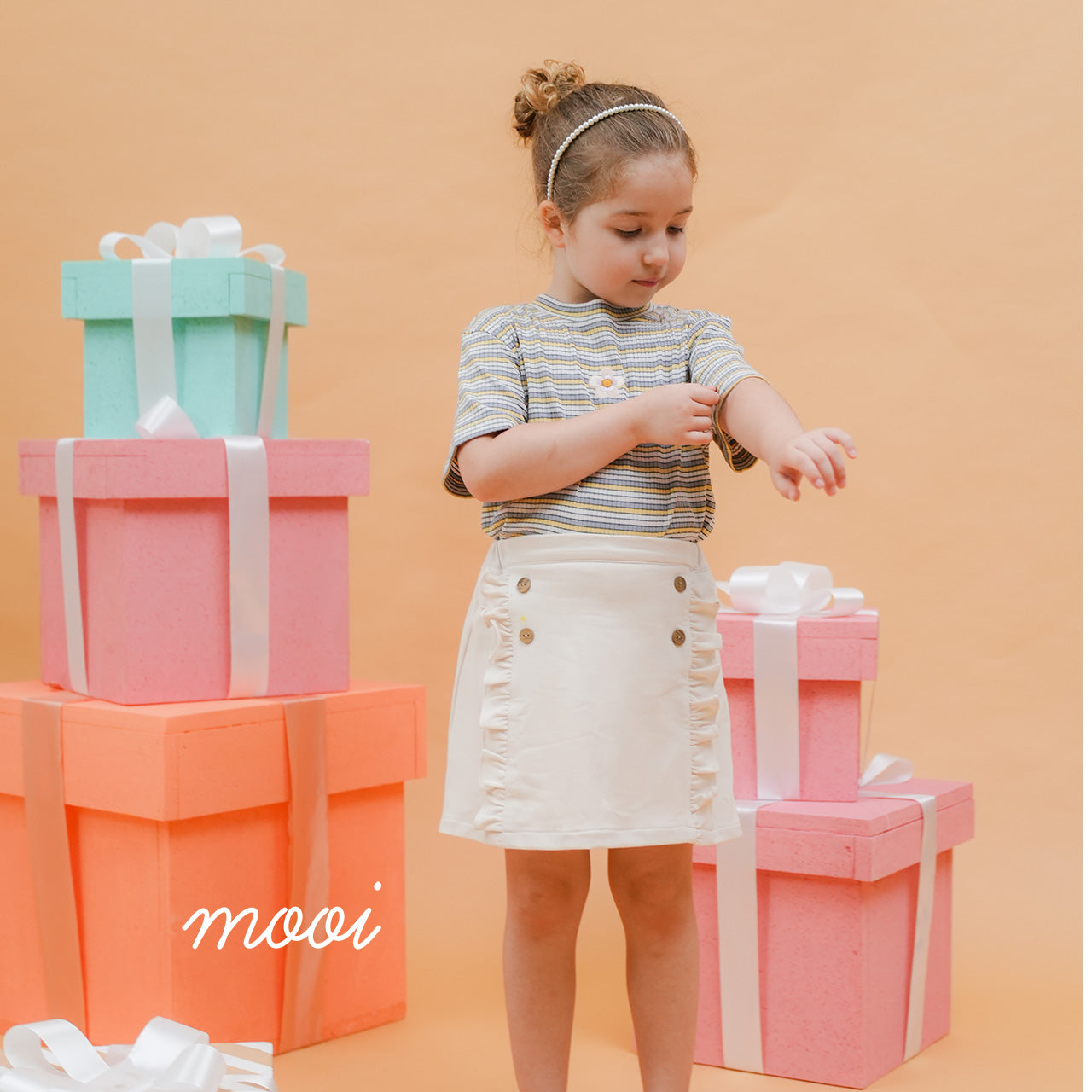 Mooi Rok Celana  Anak Perempuan Asa Ruffle Skort