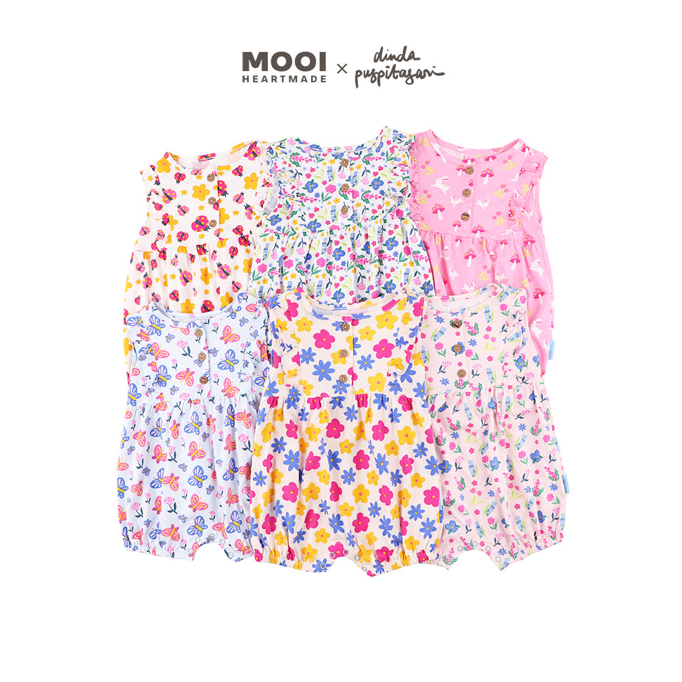 Mooi X Dinda Puspitasari Jumper Bayi Hana Romper Baby