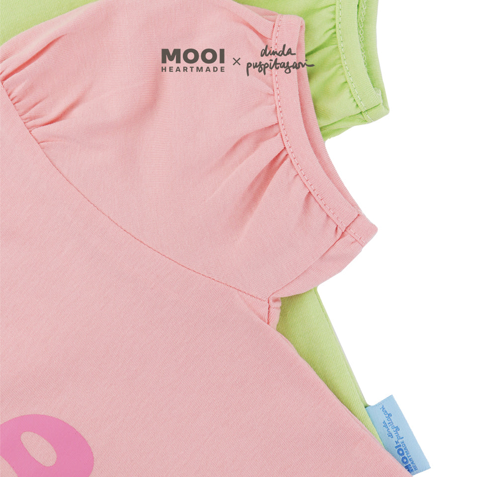 Mooi X Dinda Puspitasari Kaos Anak Perempuan T-shirt Graphic Tee Girls