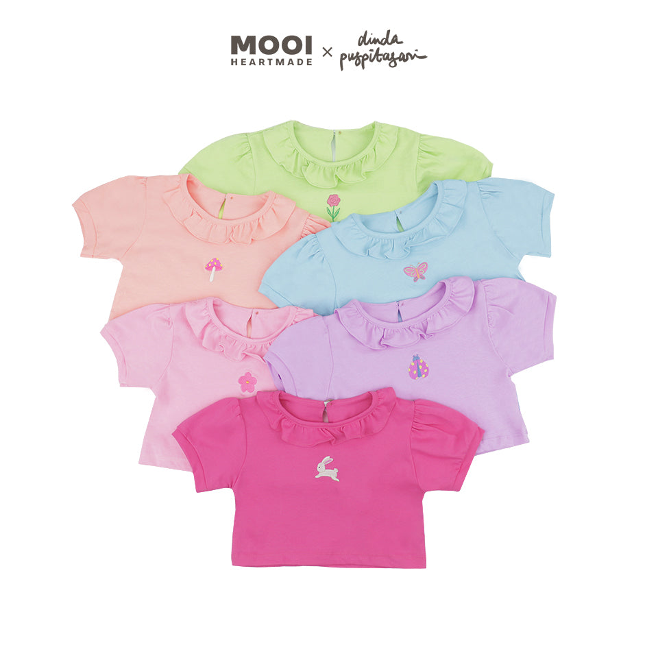 Mooi X Dinda Puspitasari Setelan Anak Perempuan Clarisse Set
