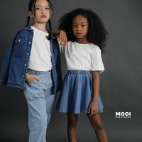 Mooi Rok Jeans Anak Perempuan Yerin Denim Skirt