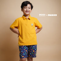 Mooi x Nussa Kemeja Anak Laki-Laki Nussa Polo Shirt