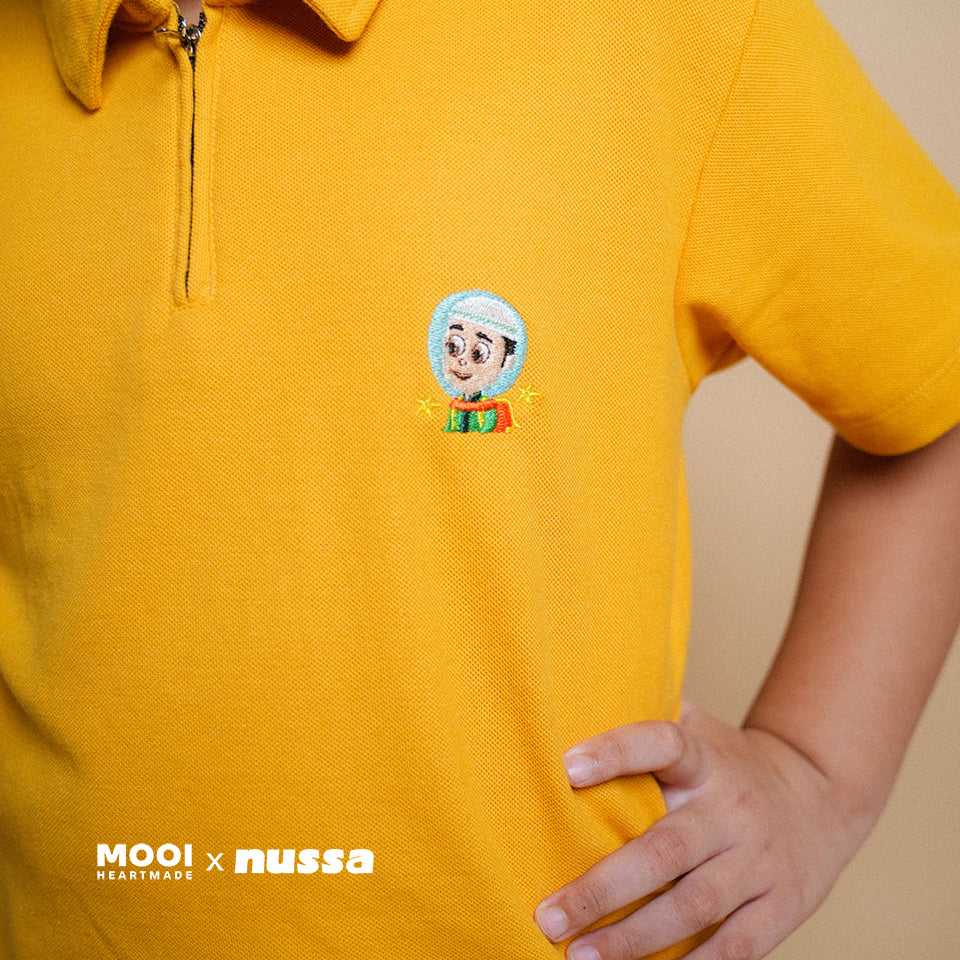 Mooi x Nussa Kemeja Anak Laki-Laki Nussa Polo Shirt