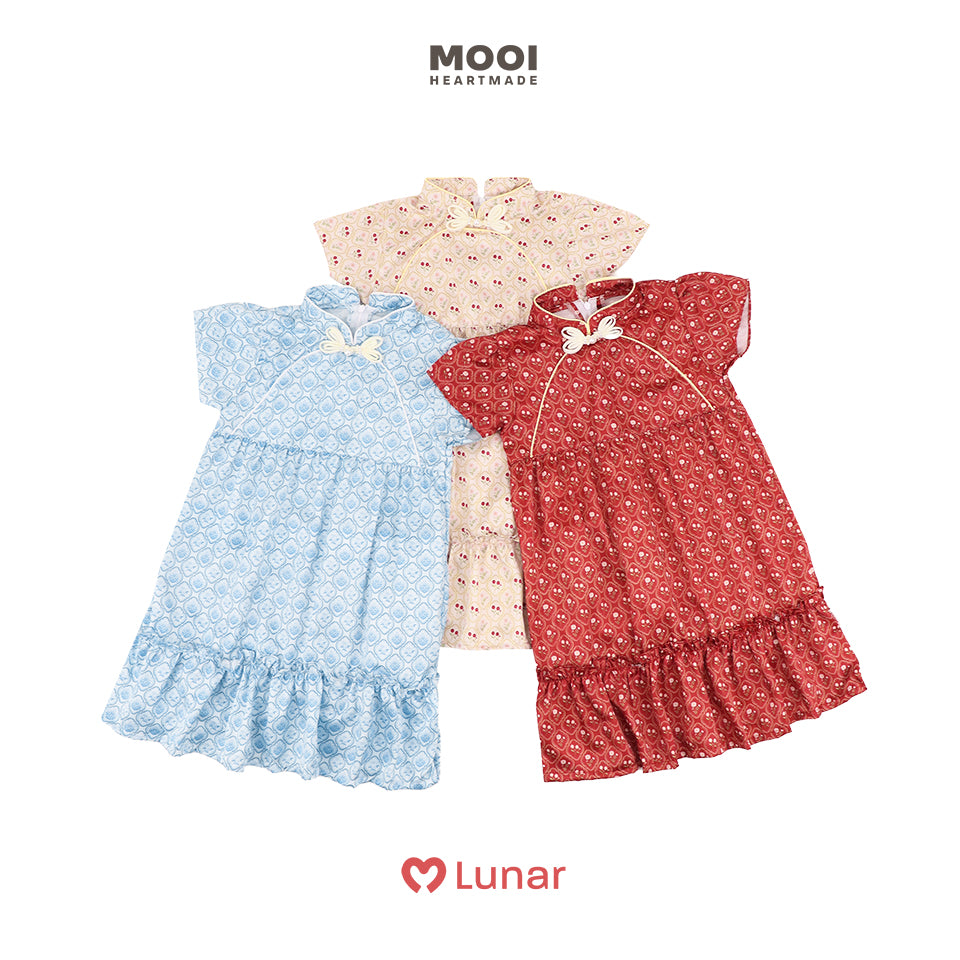 Mooi Dress Anak Perempuan Lunar Collection Huan Cheongsam Dress