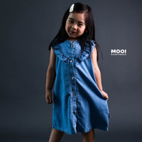 Mooi Dress Jeans Anak Emiko Denim Dress