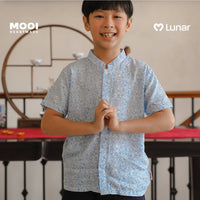 Mooi Kemeja Anak Laki-Laki Lunar Collection Hua Mandarin Shirt