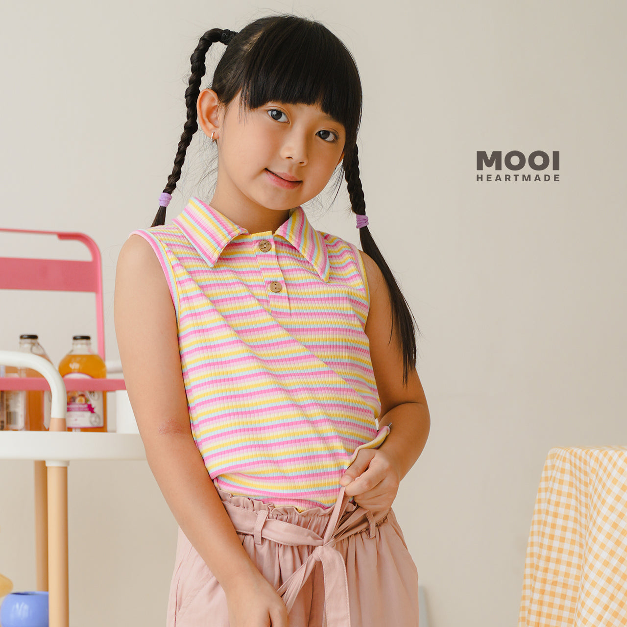 Mooi Atasan Anak Perempuan Nona Top