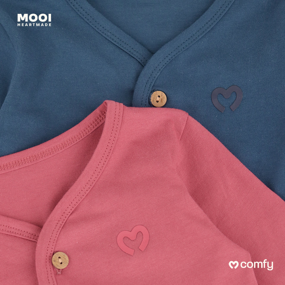 Mooi Setelan Panjang Bayi Comfy Baby Long Button Set