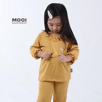 Mooi Atasan Anak Perempuan Mia Top Rib