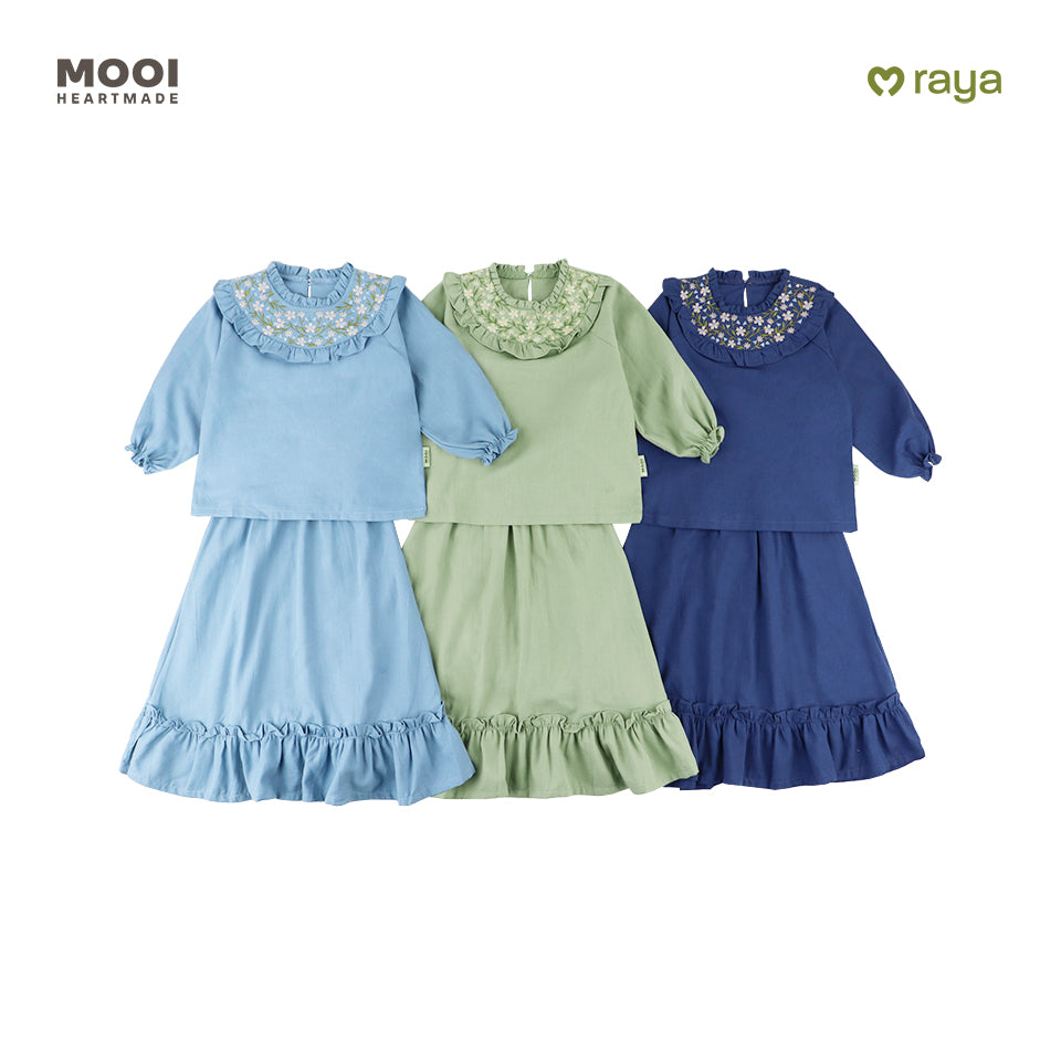 Mooi Setelan Anak Perempuan Raya Collection Khaira Tunic Set