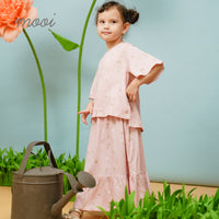 Mooi Setelan Anak Perempuan Rasha Tunik Set