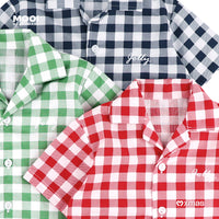 Mooi Kemeja Anak Laki - Laki Kemeja Katun Motif Gama Shirt