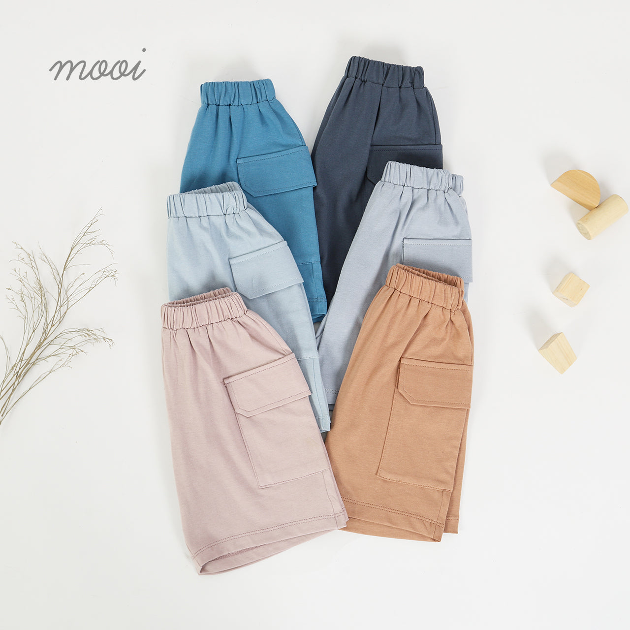 Mooi Celana Pendek Anak Farel Pocket Pants