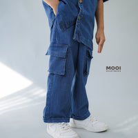 Mooi Celana Jeans Anak Kids Denim Nobi Long Cargo Pants
